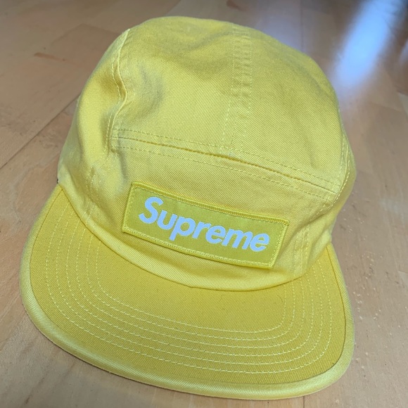 supreme yellow hat